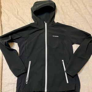 Columbia black wind jacket